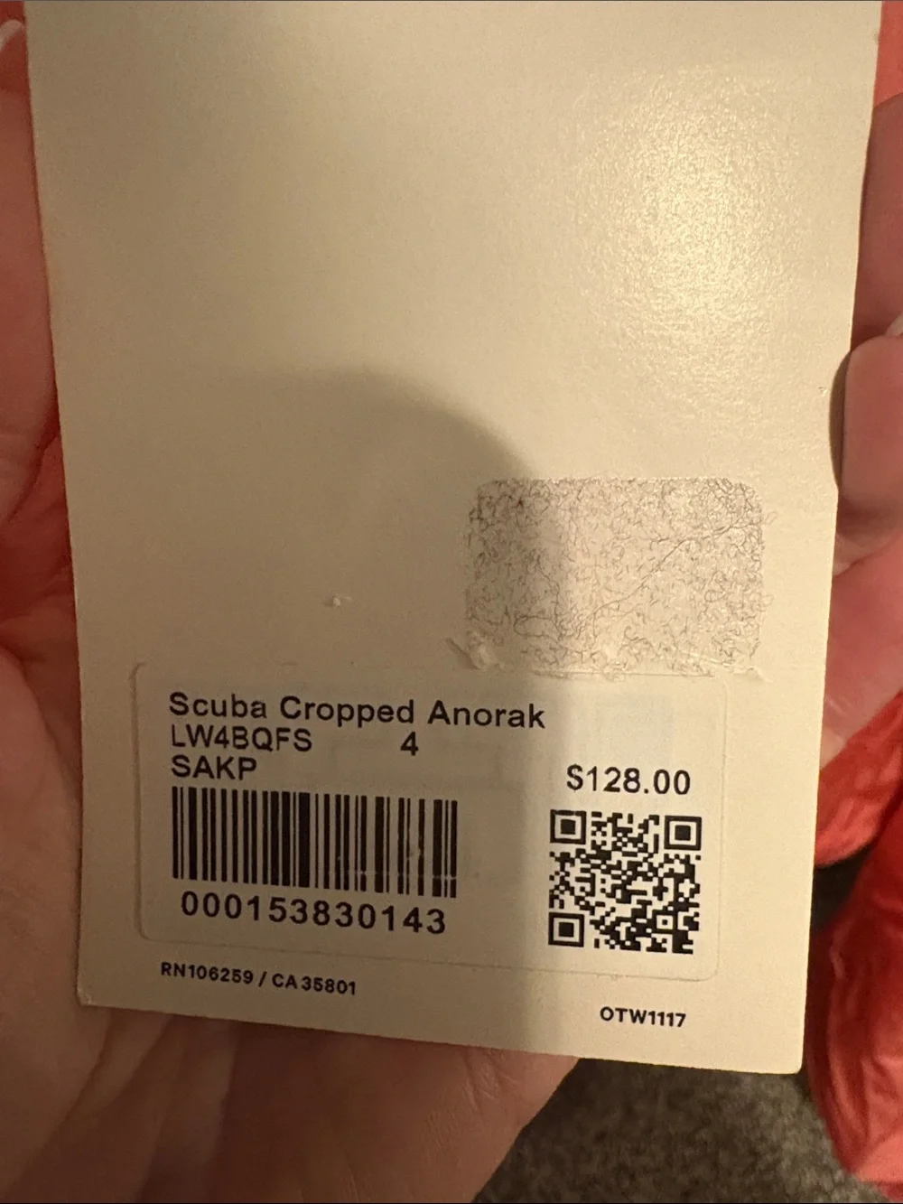 Lululemon Scuba Cropped Anorak Jacket